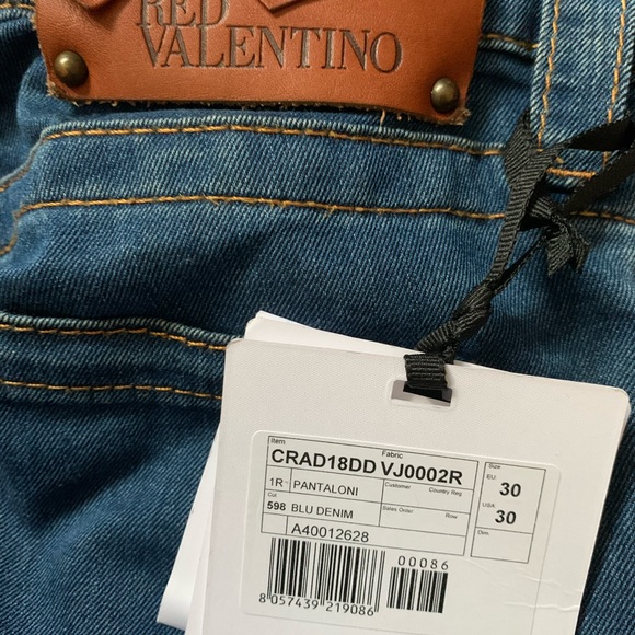Red VALENTINO jeans - Picture 6 of 9